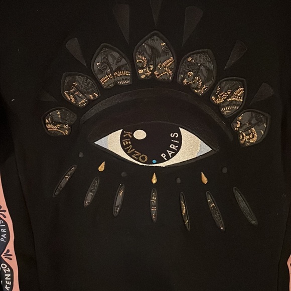 Kenzo Paris Eye logo unisex crewneck sweatshirt Sz M - Picture 10 of 11